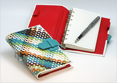 Mesh Leather Filofax