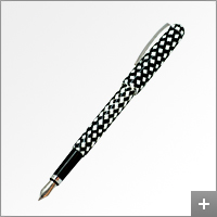 Mesh Cigar Type fauntain pen